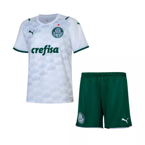 Camiseta Palmeiras Segunda Equipación Niño 2021-2022 Blanco